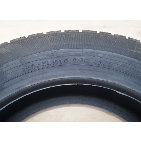 4本セット 中古 未使用 スタッドレスタイヤ ヨコハマ アイスガード セブン YOKOHAMA iceGUARD 7 iG70 185/60R15 84Q 即決 送料込\38,400_画像2