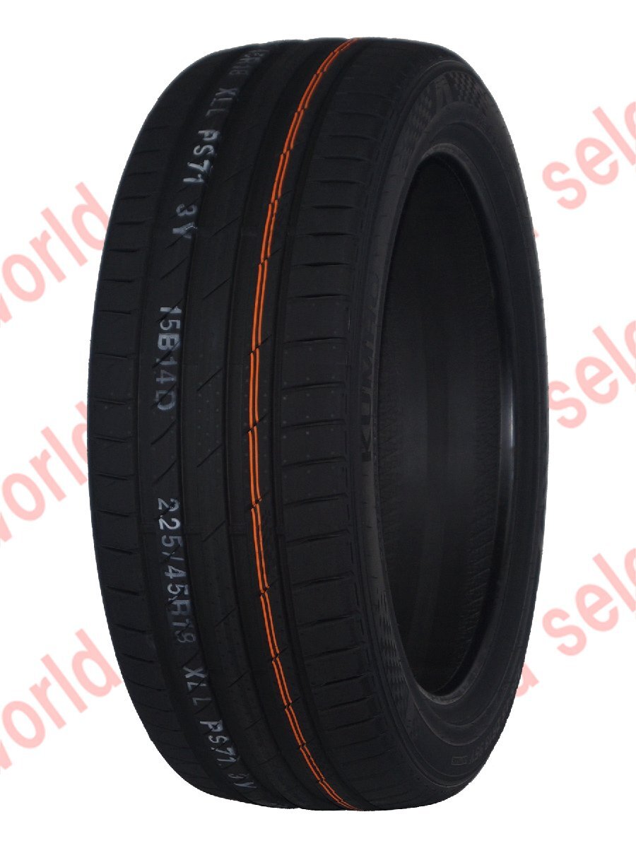 2本セット 新品タイヤ 2024年製 クムホ KUMHO TIRE エクスタ ECSTA PS71 215/50R17 95W XL 夏 サマー 215/50/17 即決 送料込\17,180_画像3