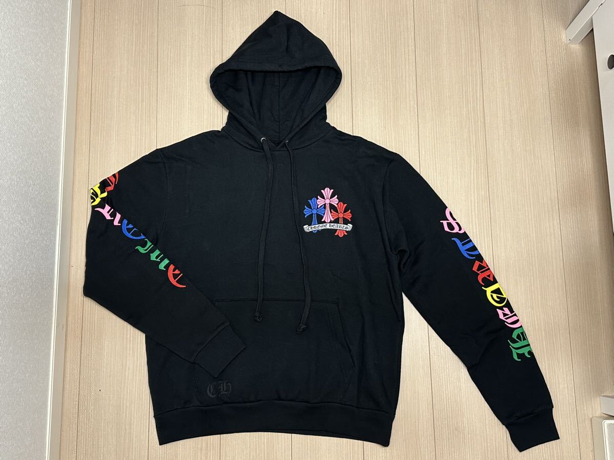 クロムハーツ Chrome Hearts MLTCOL CEM CRS HD PLVR S サイズ S マルチカラーセメタリープリントプルオーバー パーカー フーディ_画像1