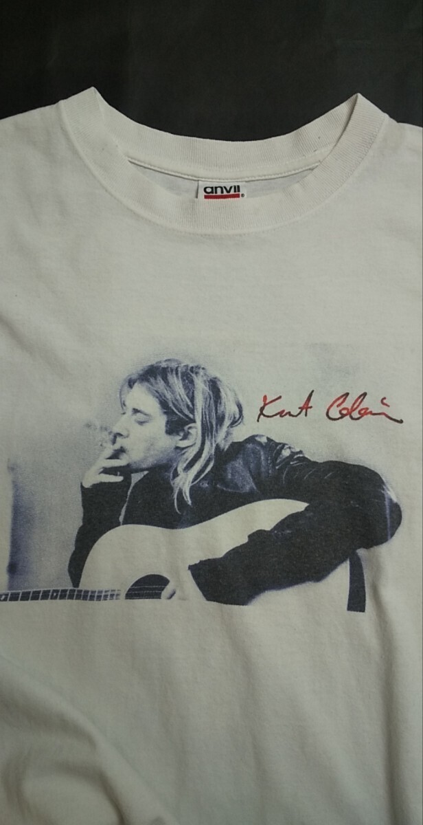 ■ ビンテージ 2003年 vintage  the end of music kurt cobain カートコバーン teeシャツ ■ used ■ anvil ボディLサイズ ■の画像5