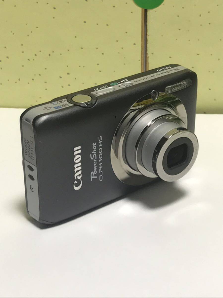 CANON キヤノン PowerShot ELPH 100HSコンパクト デジタルカメラ デジカメ FULL HD PC 1588動作確認済み 日本製品　_画像3