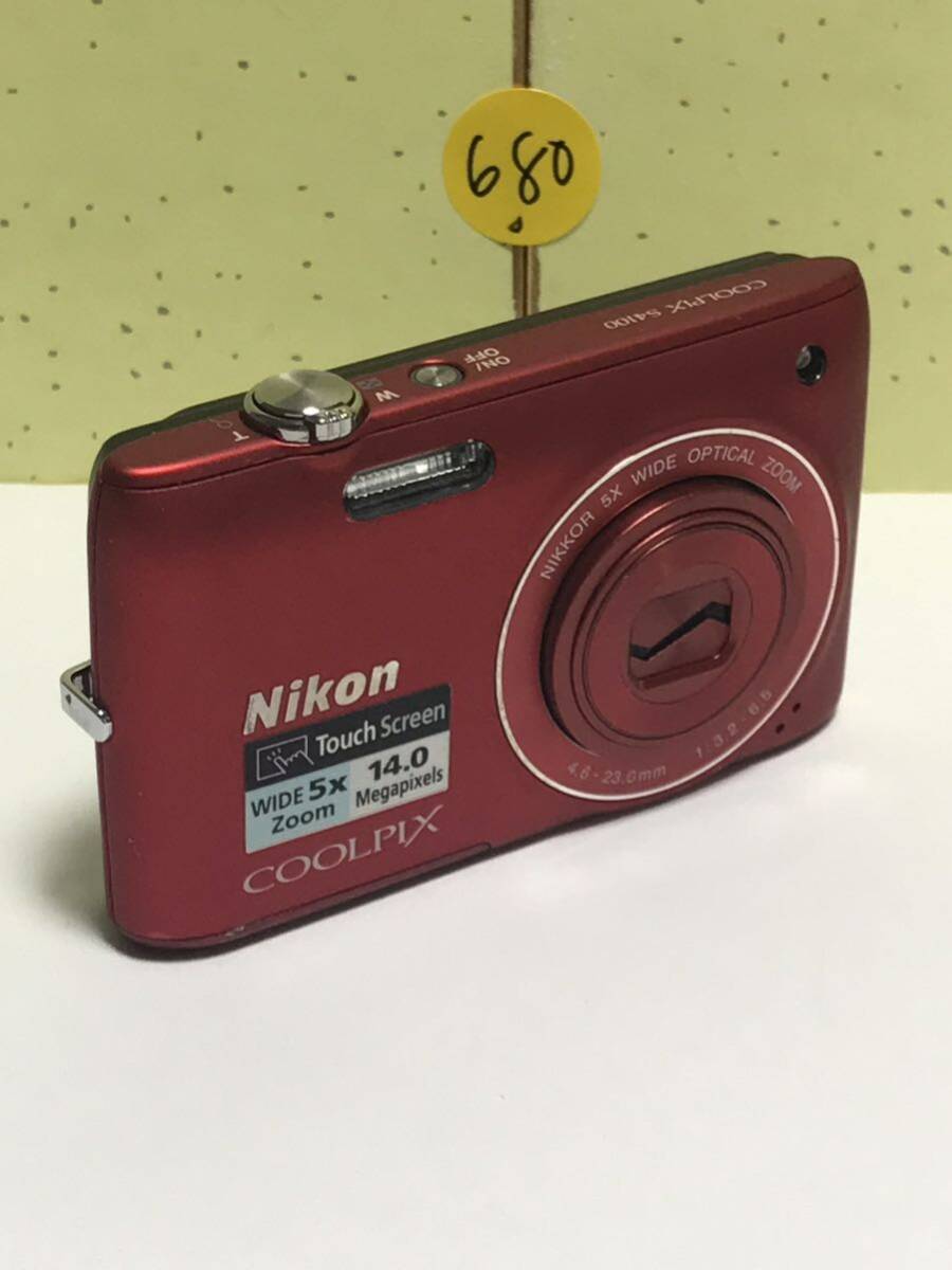 ニコン Nikon クールピクス COOLPIX S4100 TOUCH SCREEN 14.0 Megapixels コンパクトデジタルカメラ 固定送料価格 2000 _画像3