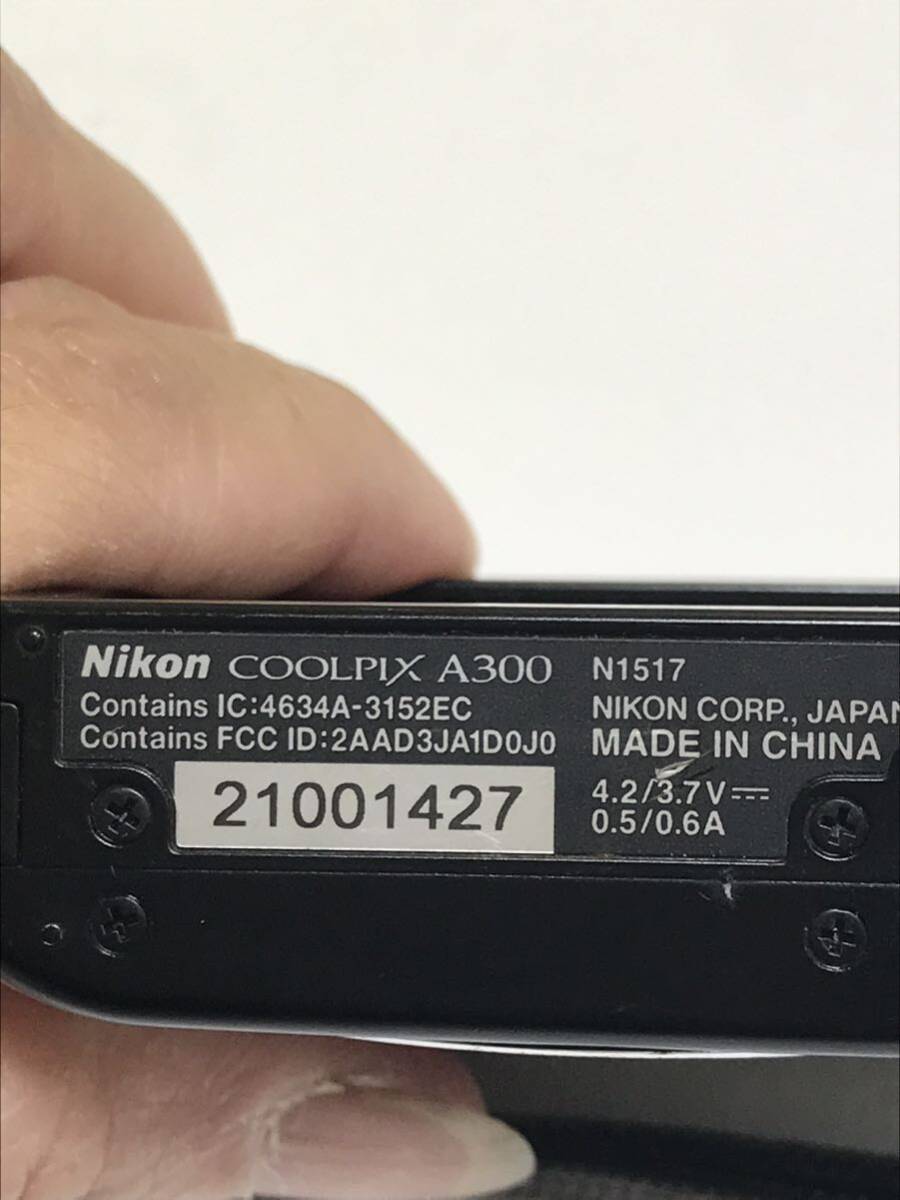 Nikon ニコン COOLPIX A300コンパクトデジタルカメラ 8x WIDE OPTICAL ZOOM WiFi 動作確認済み _画像10