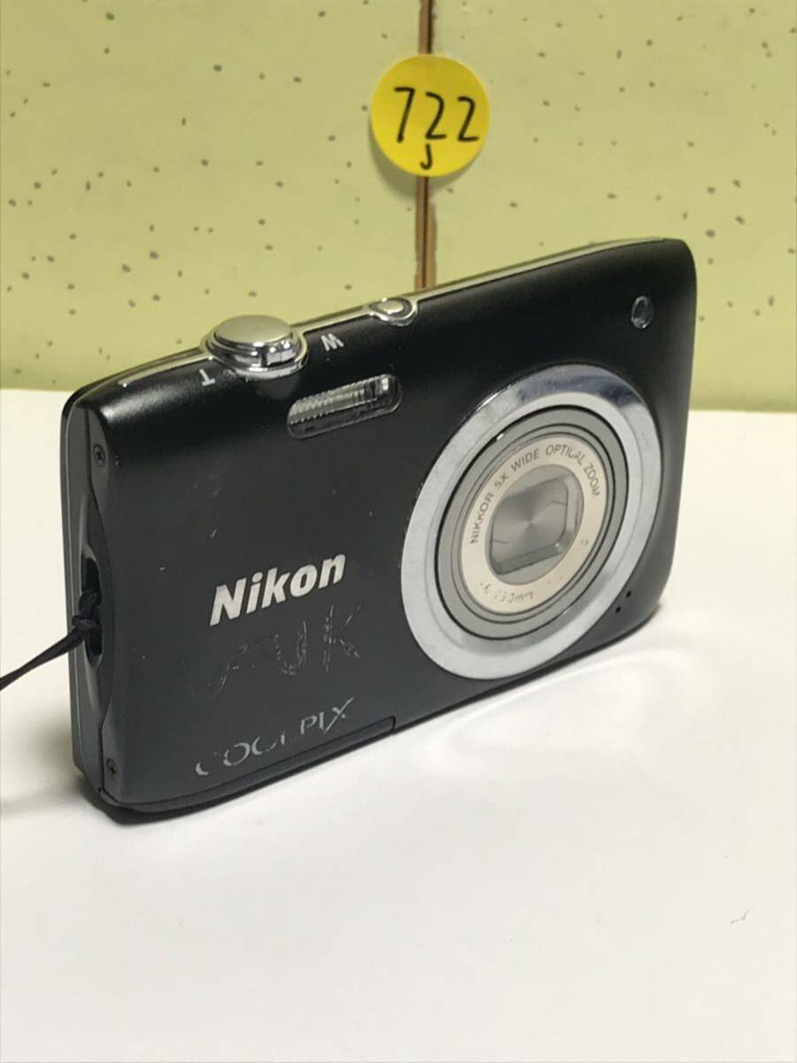 Nikon ニコン COOLPIX A100コンパクトデジタルカメラ 5x WIDE OPTICAL ZOOM_画像2