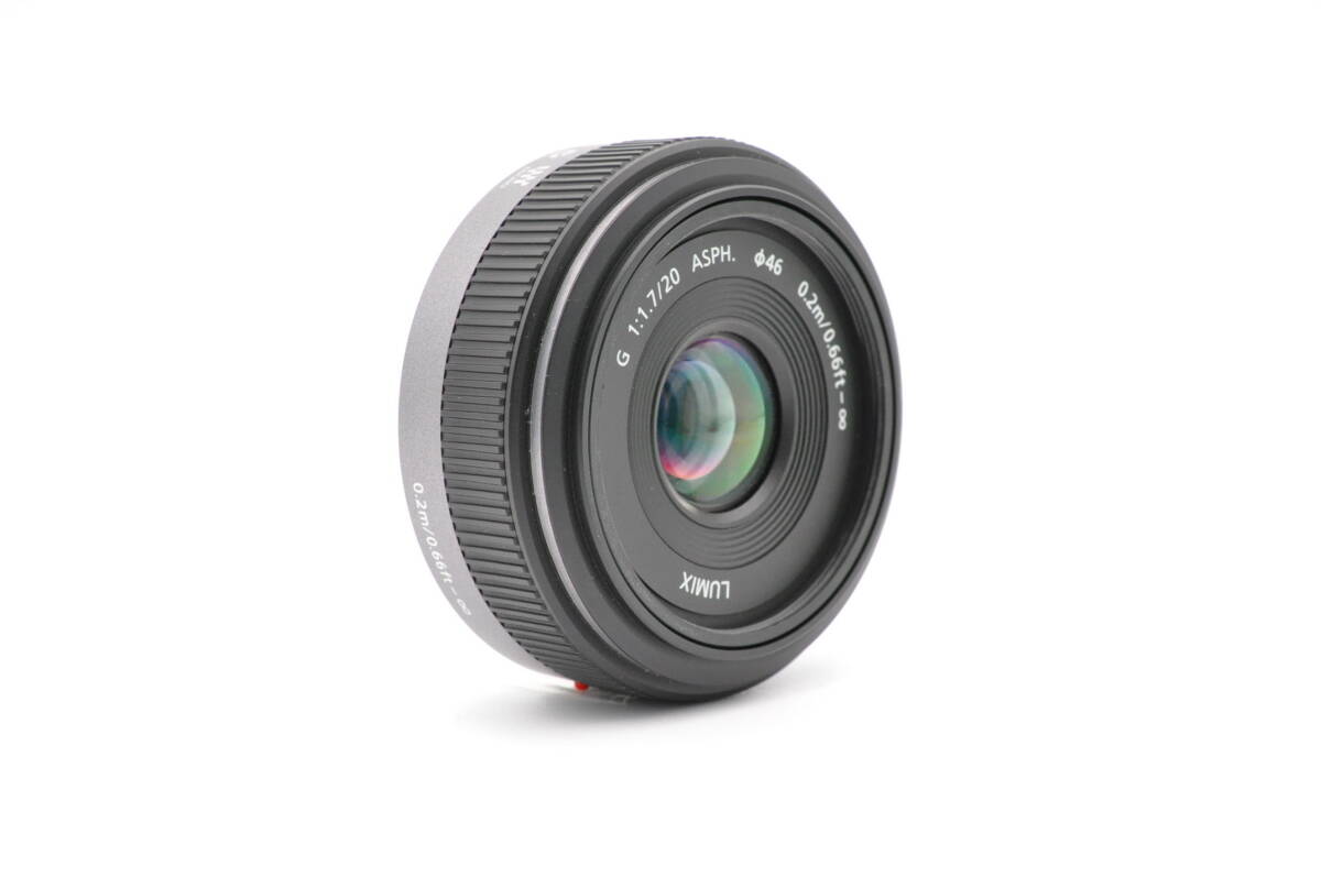 【ほぼ新品】Panasonic Lumix 20mm F1.7 パナソニック ルミックス レンズ ブラック 黒_画像3