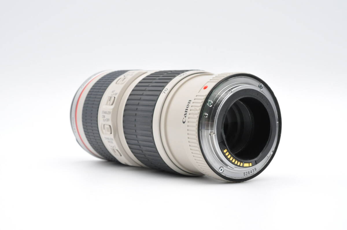 【極美品】Canon EF 70-200mm F4L IS USM キャノン レンズ 箱付き ホワイト 白_画像5