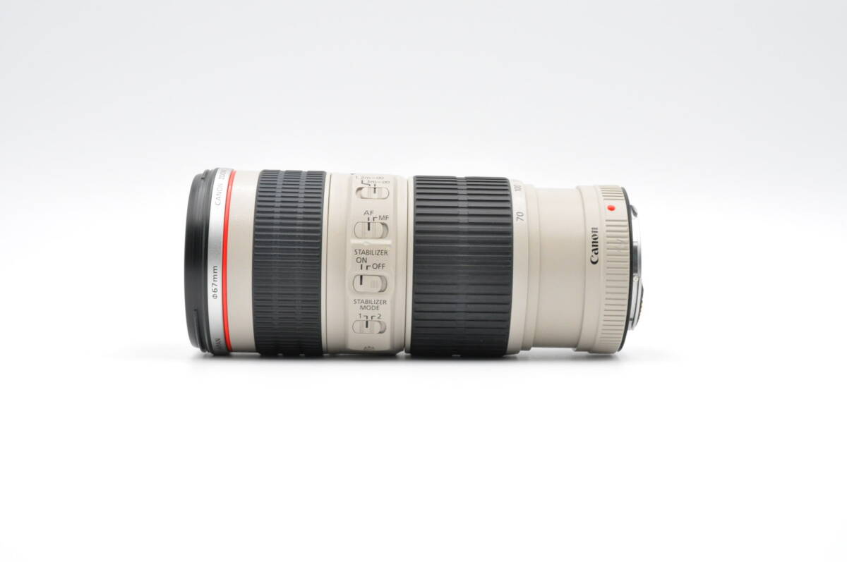 【極美品】Canon EF 70-200mm F4L IS USM キャノン レンズ 箱付き ホワイト 白_画像6