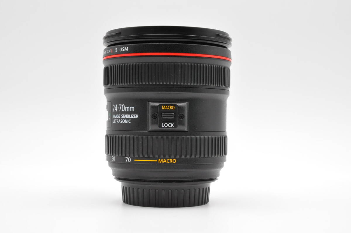 【美品】Canon EF 24-70mm F4 L IS USM キャノン レンズ ブラック 黒_画像8