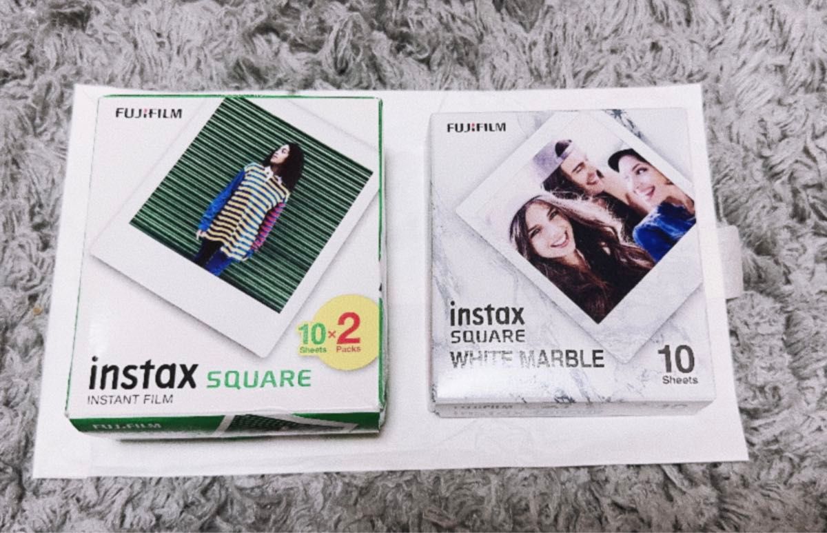 富士フイルム INSTAX SQUARE Link INS SQ LINK GREEN  インスタントフイルムのセット