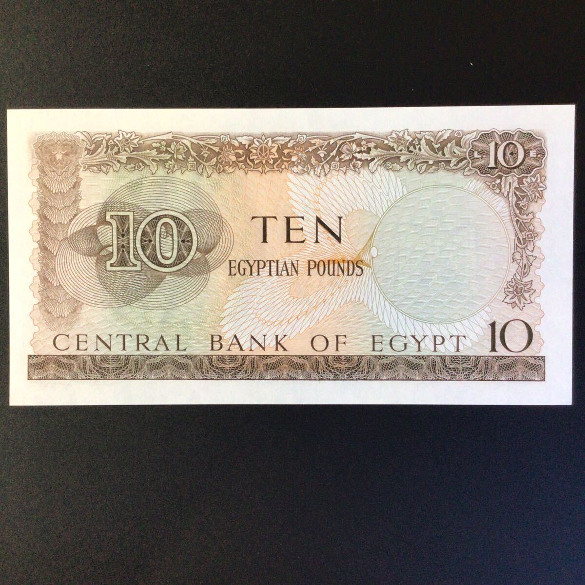 World Paper Money EGYPT 10 Pounds【1965】の画像2