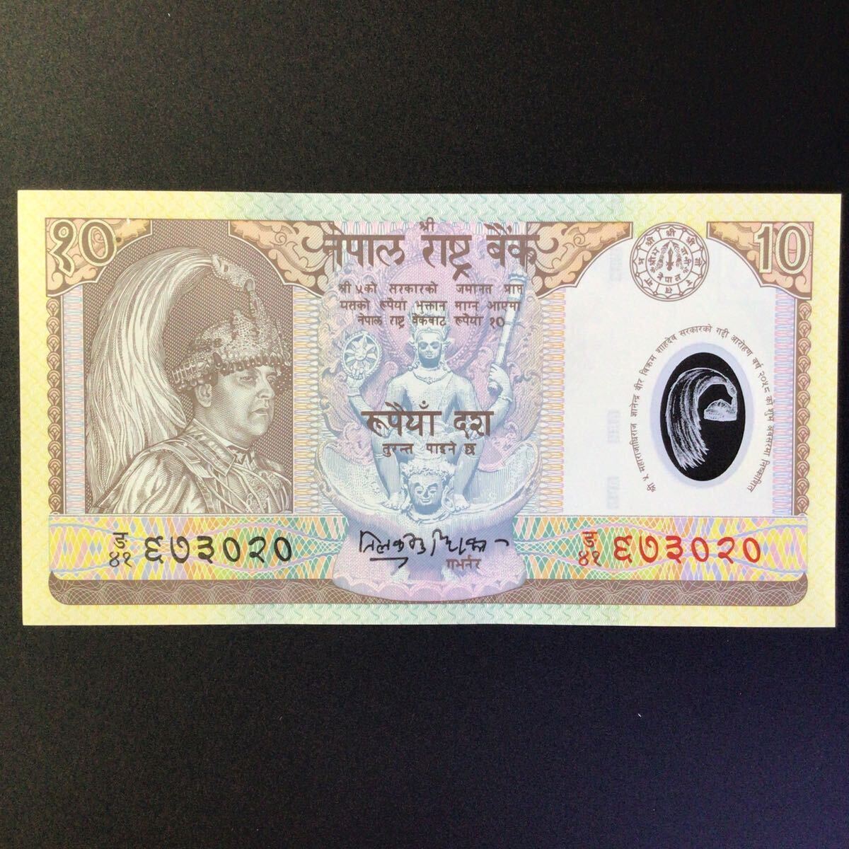 World Paper Money NEPAL 10 Rupees【2002】〔King Gyanendra Bir Bikram〕_画像1