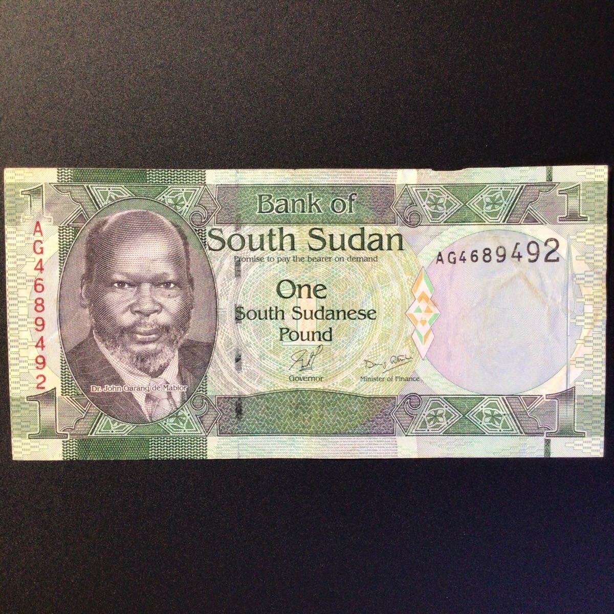 World Paper Money SOUTH SUDAN 1 Pound【2011】の画像1