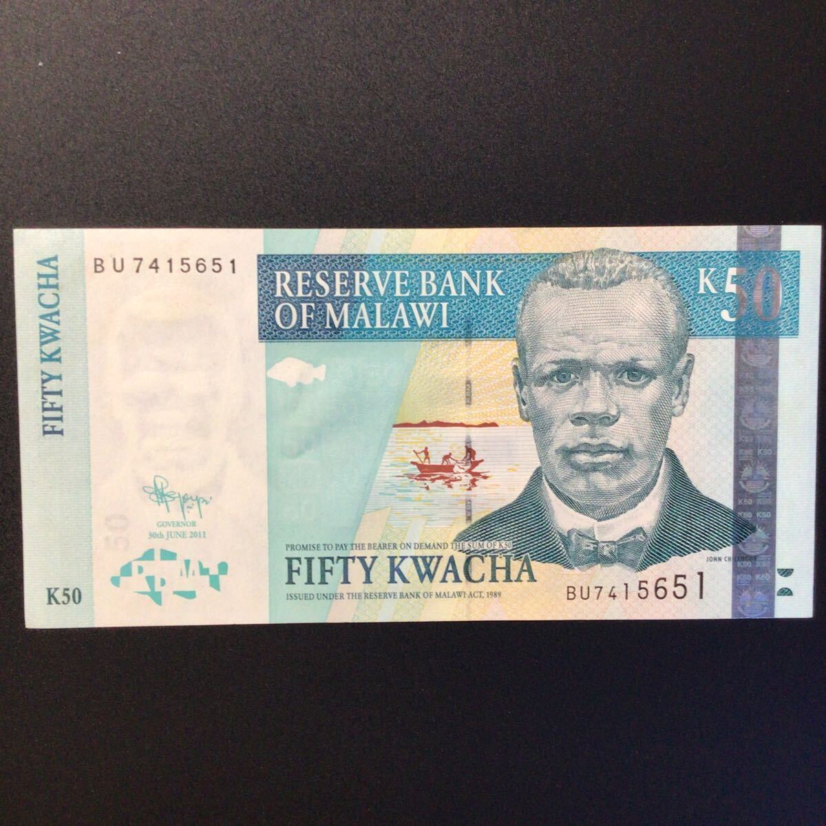 World Paper Money MALAWI 50 Kwacha[2011]
