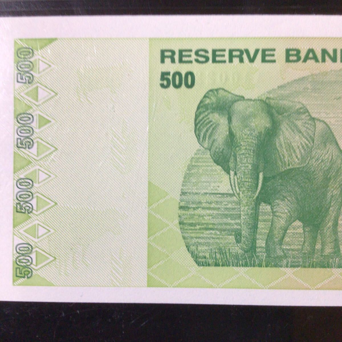 World Banknote Grading ZIMBABWE 500 Dollars【2009】『PMG Grading Gem Uncirculated 66 EPQ』_画像5