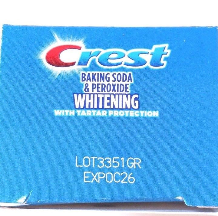 【最新】大容量★クレスト　Crest　ベーキングソーダ　フレッシュミント　232g　歯磨き粉　ホワイトニング歯みがき粉3Dホワイト