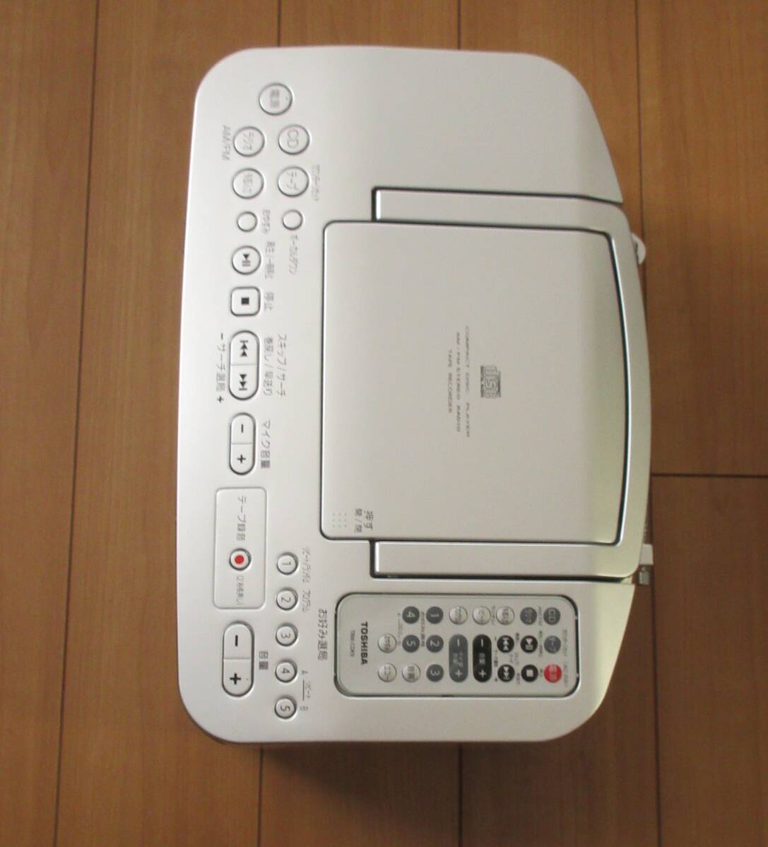 東芝 TOSHIBA CDラジカセ レコーダー TY-CDK9 の画像3