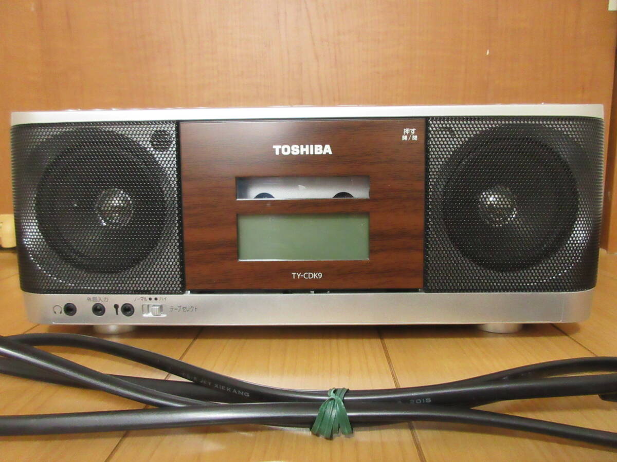 東芝 TOSHIBA CDラジカセ レコーダー TY-CDK9 の画像1