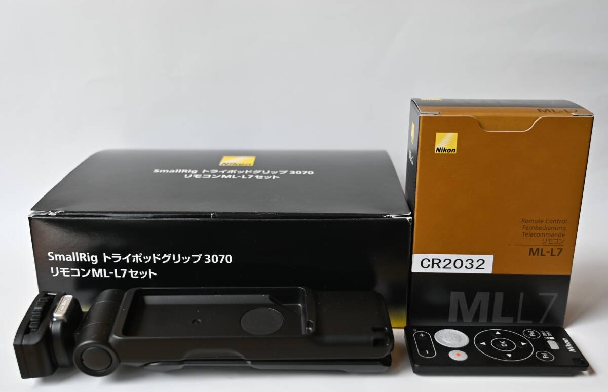 (1回使用） Nikon ニコン SmallRig トライポッドグリップ3070 リモコンML-L7セットの画像1