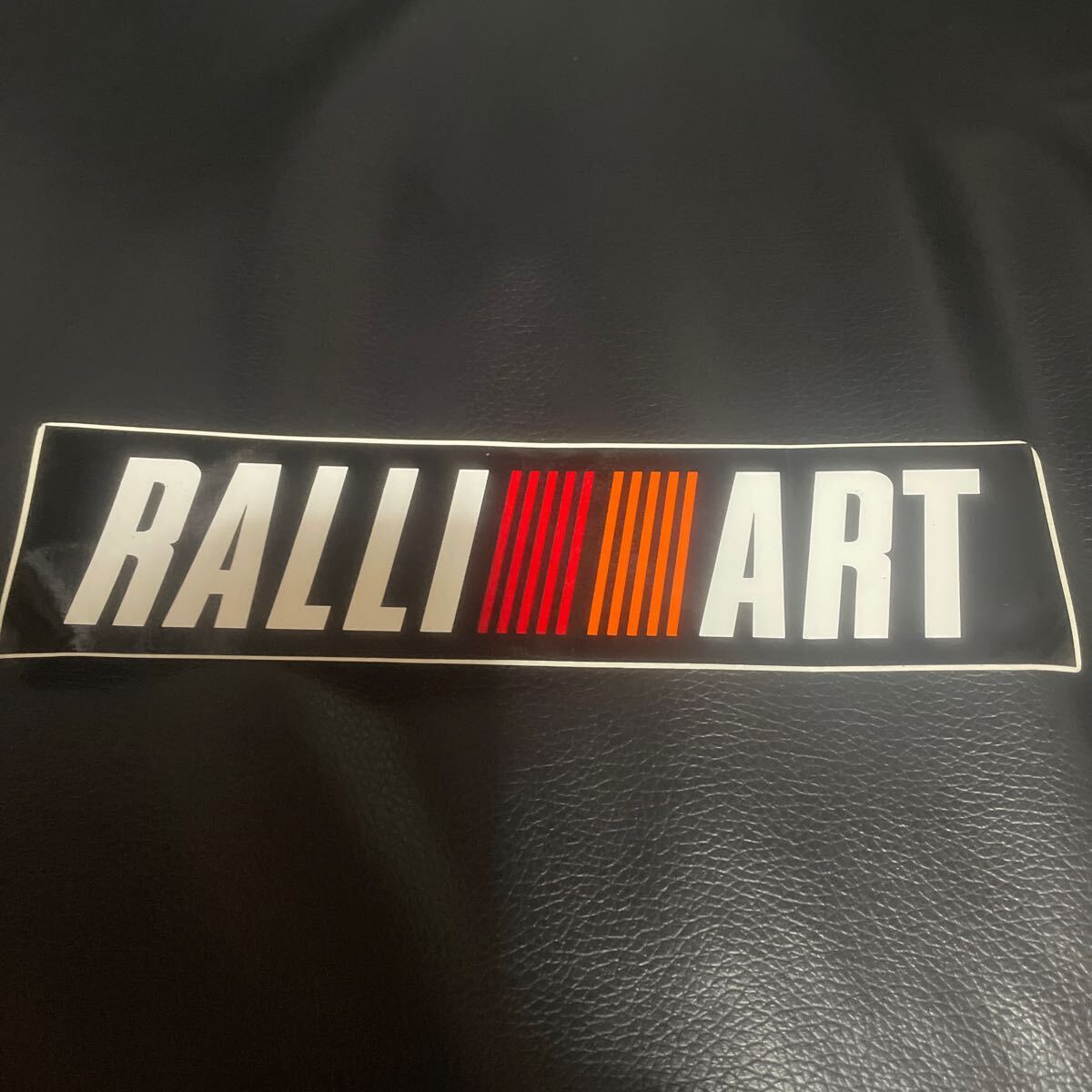 【送料無料】ステッカー RALLIART ラリアート デカール 20×5センチ シール 三菱 ラリーアートの画像1