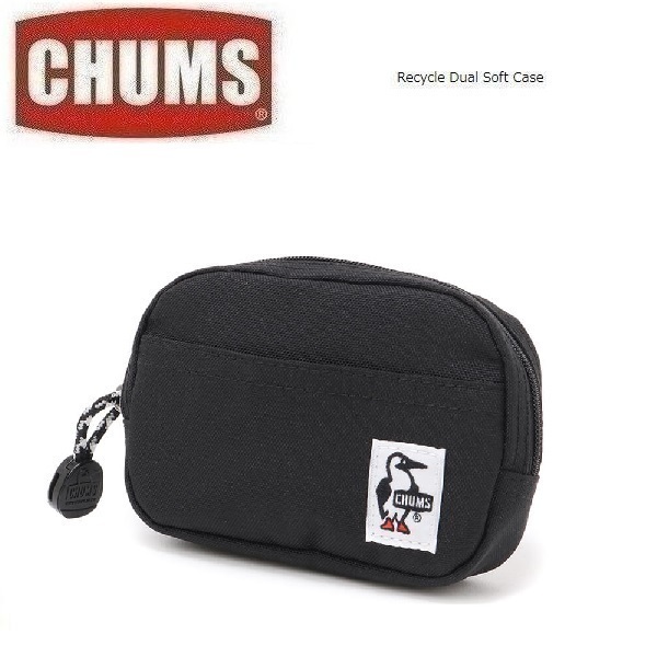 CHUMS Chums утилизация двойной мягкий чехол черный CH60-3567 сумка бардачок уличный кемпинг 