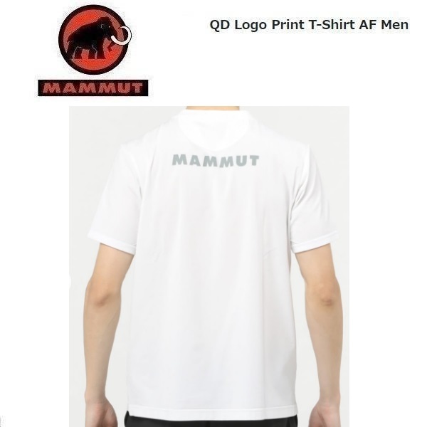 MAMMUT マムート QDロゴプリントTシャツ ホワイト3 海外XL(日本2XL相当) 1017-02012 メンズ アウトドアの画像3