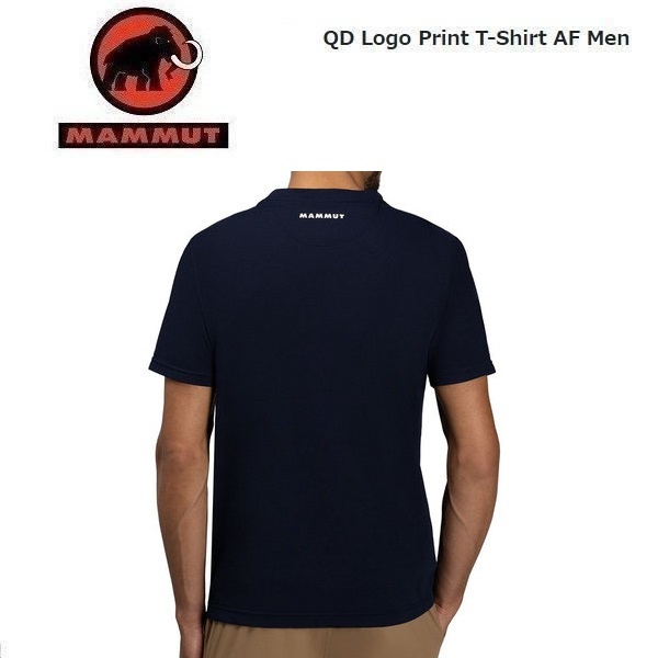 MAMMUT マムート QDロゴプリントTシャツ マリン2 海外XL(日本2XL相当) 1017-02012　メンズ　アウトドア