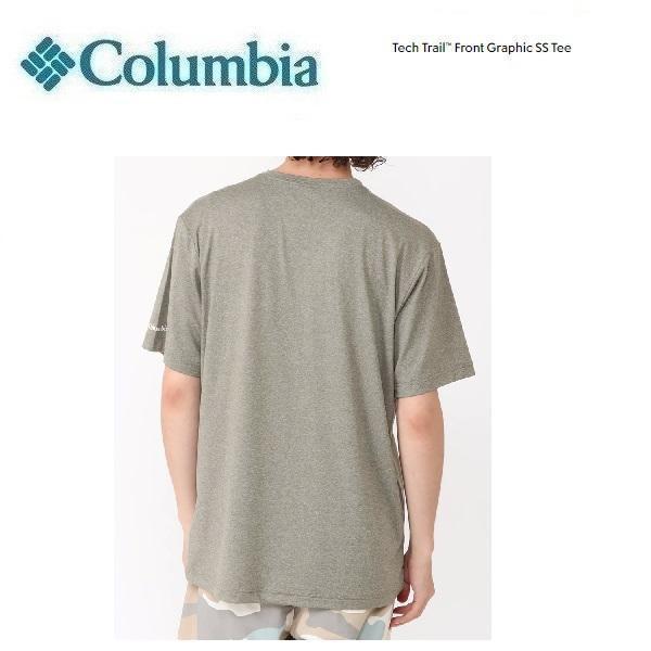 Columbia コロンビア テックトレイルグラフィックTシャツ グリーン 海外XL　AO5402　メンズ　アウトドア