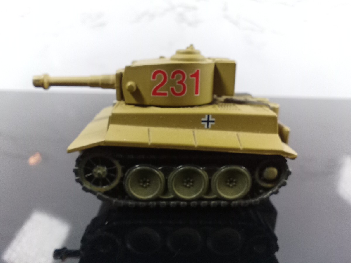 ちびっこコンバットチョロQ MISSION01 ティーガーI No.1/カーキ/231/戦車/ルース/TIGER I/ドイツ軍2の画像2