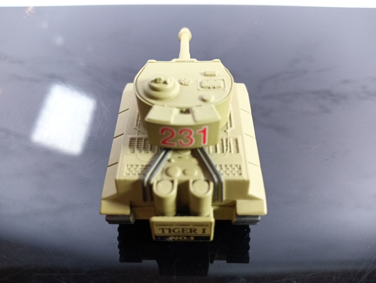 ちびっこコンバットチョロQ MISSION01 ティーガーI No.1/カーキ/231/戦車/ルース/TIGER I/ドイツ軍2の画像6