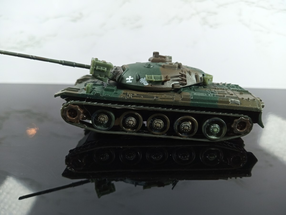  motor tanker collection 1 74 type tank S=1/87 JGSDF/ Ground Self-Defense Force compilation / motor drive /ef toys / no. 11.. no. 11 tank large ./ breaking the seal goods 