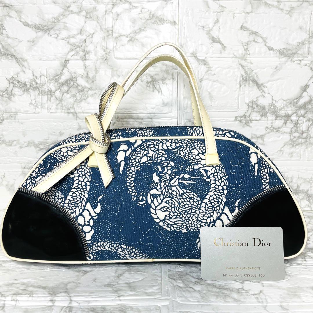  супер редкий Dior сумка "Boston bag" Mini Boston ручная сумочка Dragon дракон мир 