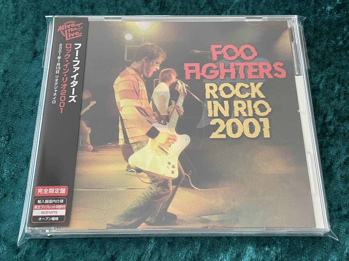 ★Alive The Live★フー・ファイターズ★完全限定盤★ステッカー付★ロック・イン・リオ 2001★帯付★CD★FOO FIGHTERS★ROCK IN RIO 2001の画像1