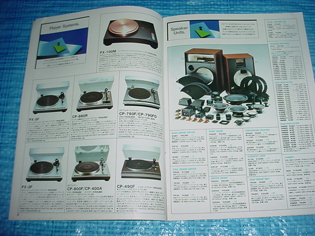 1981 year 11 month ONKYO all product general catalogue 