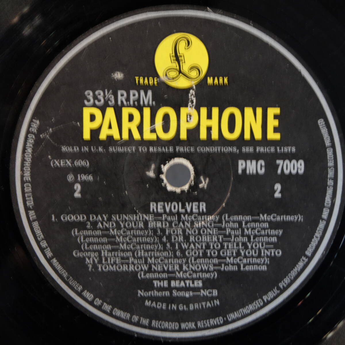 Parlophone【 PMC7009 : Revolver 】-2 / The Beatlesの画像5