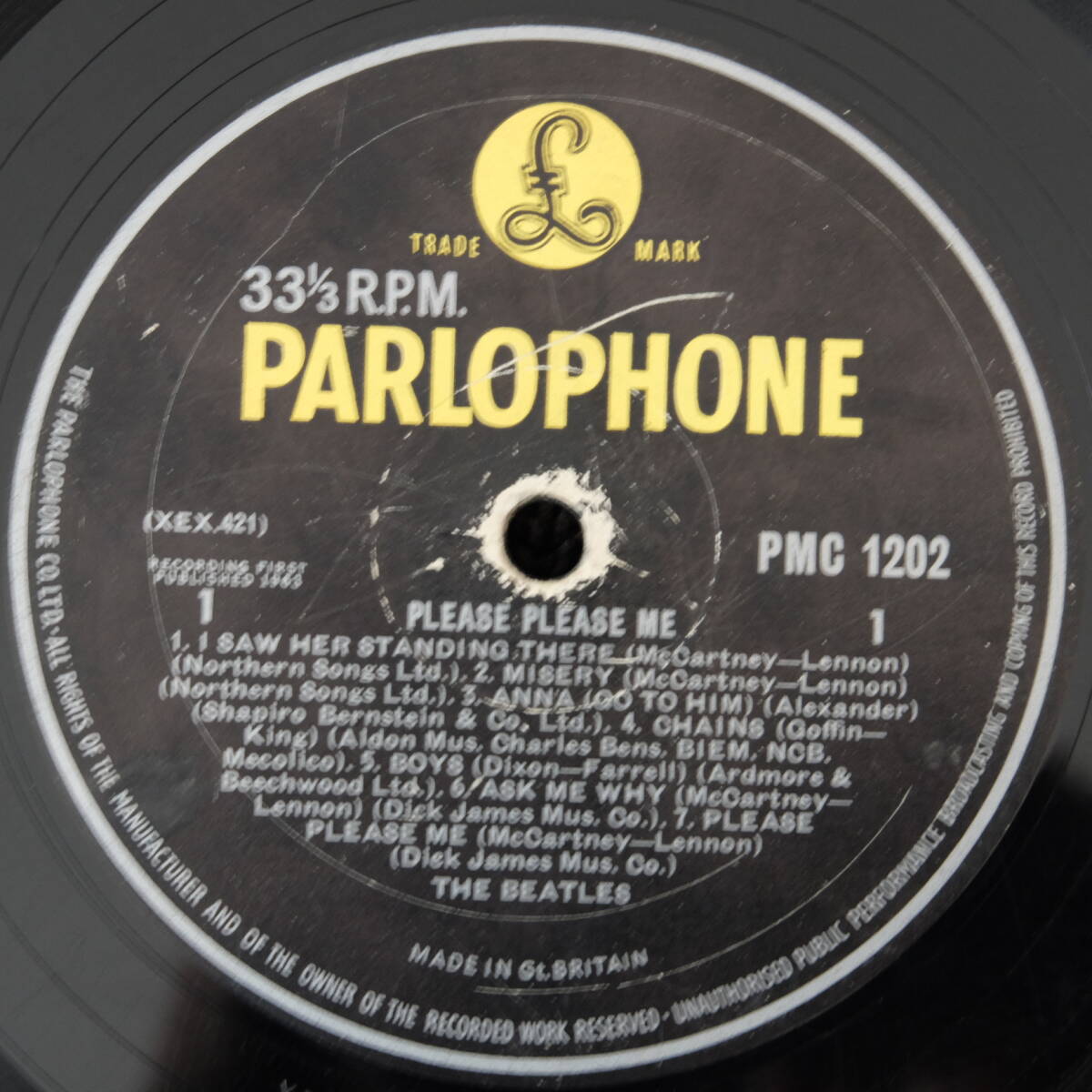 Parlophone[ PMC1202 : Please Please Me ]-1N / The Beatles