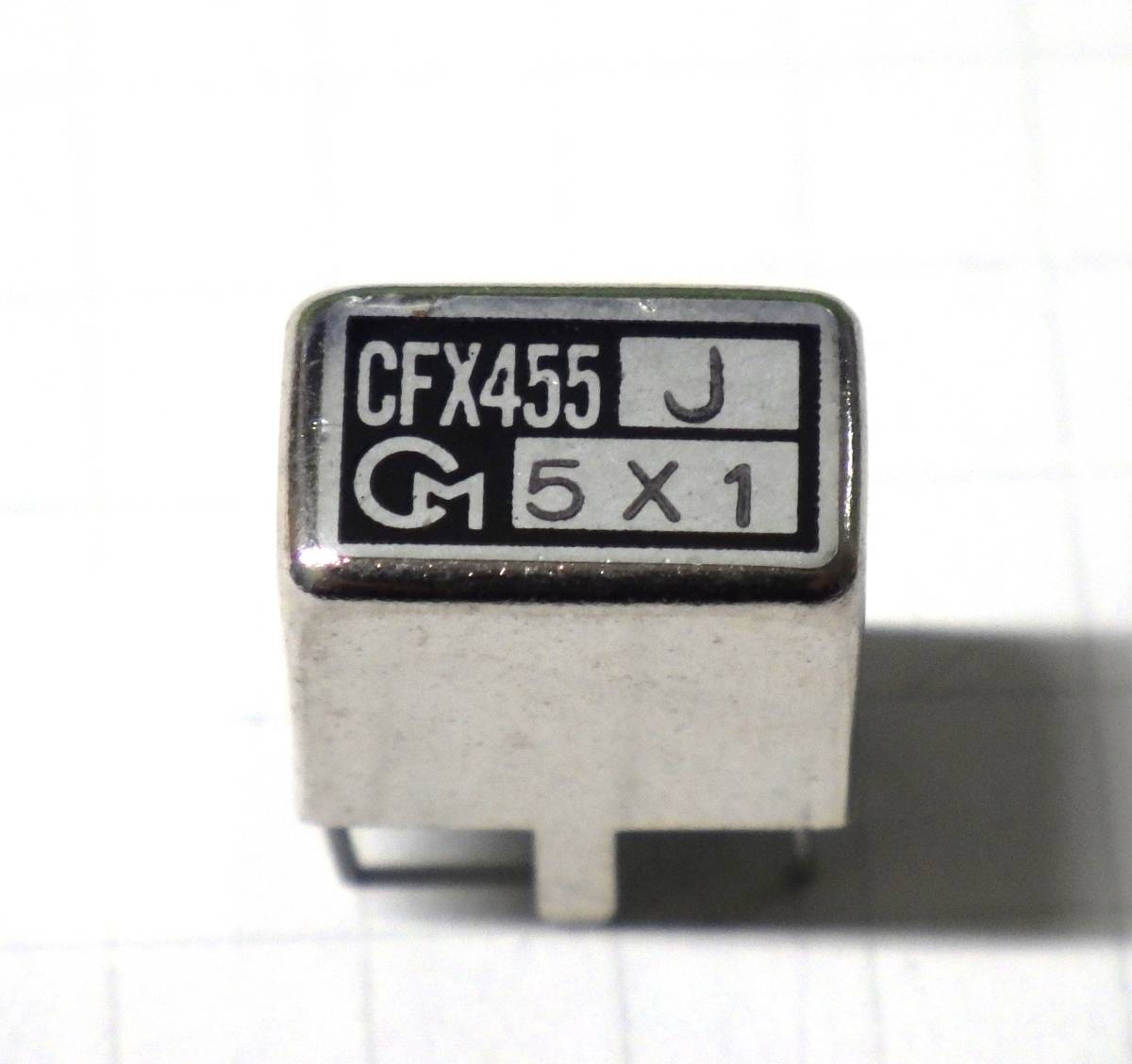 セラミックフィルター：CFX455J　1個組(通信機用）　新品未使用品_画像1