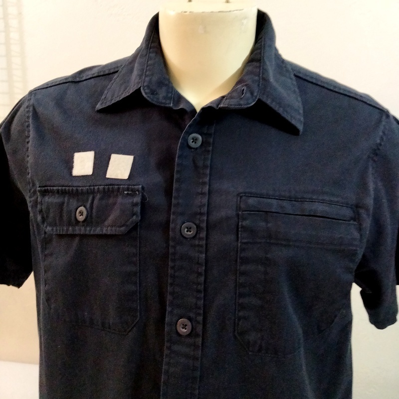 クラフトマン CRAFTMAN 男性用 半袖 ワークシャツ DIY 濃紺 M_画像2