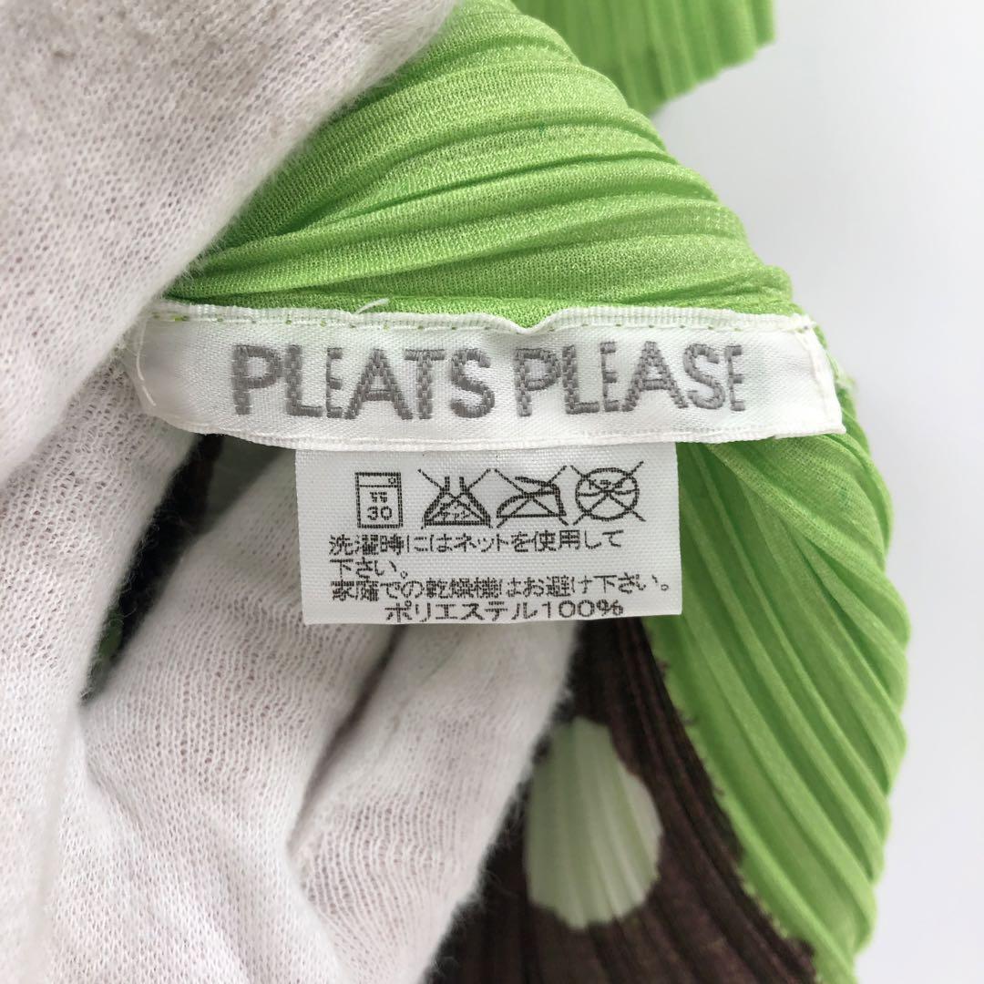 美品 プリーツプリーズ PLEATS PLEASE ISSEY MIYAKE イッセイミヤケ カットソー 半袖カットソー 3サイズ Lサイズ 大きいサイズの画像4