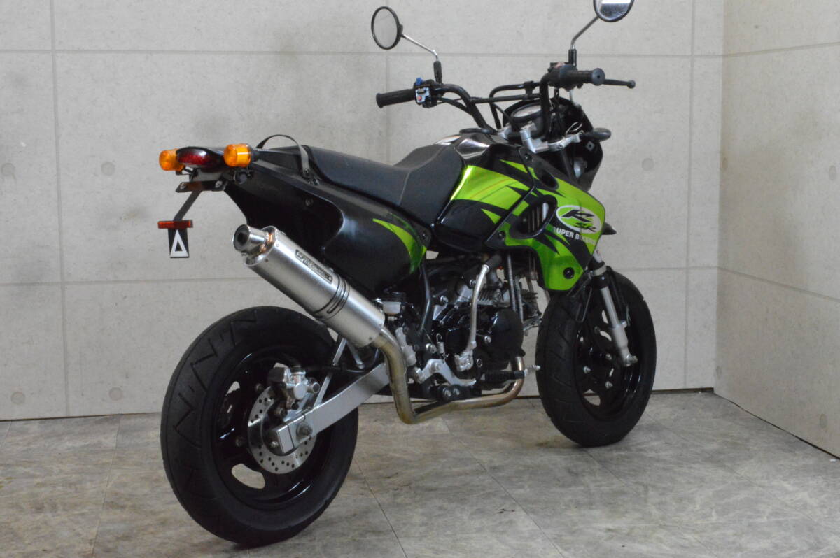 KAWASAKI KSR110 KL110A TAKEGAWAシリンダー・マフラー付き 走行少 美車 ）検索 KS2 KSR1 KDX KLR KMX ミニモトの画像5