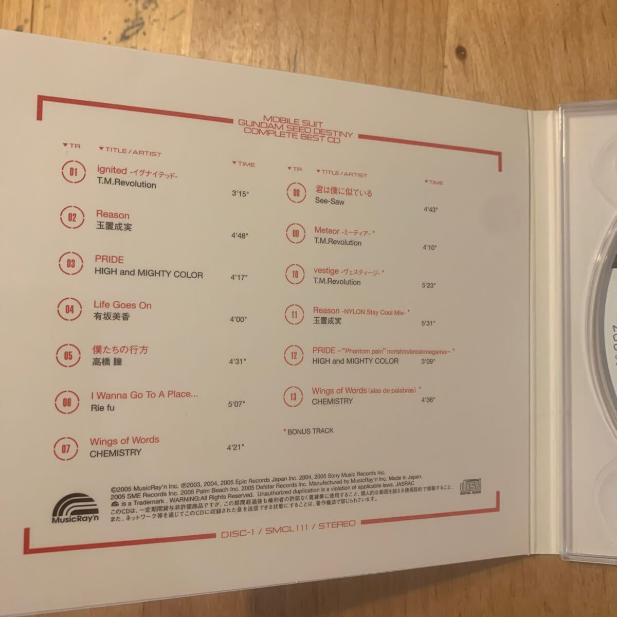 機動戦士ガンダム SEED DESTINY COMPLETE BEST CD DVD アニメサントラ _画像10