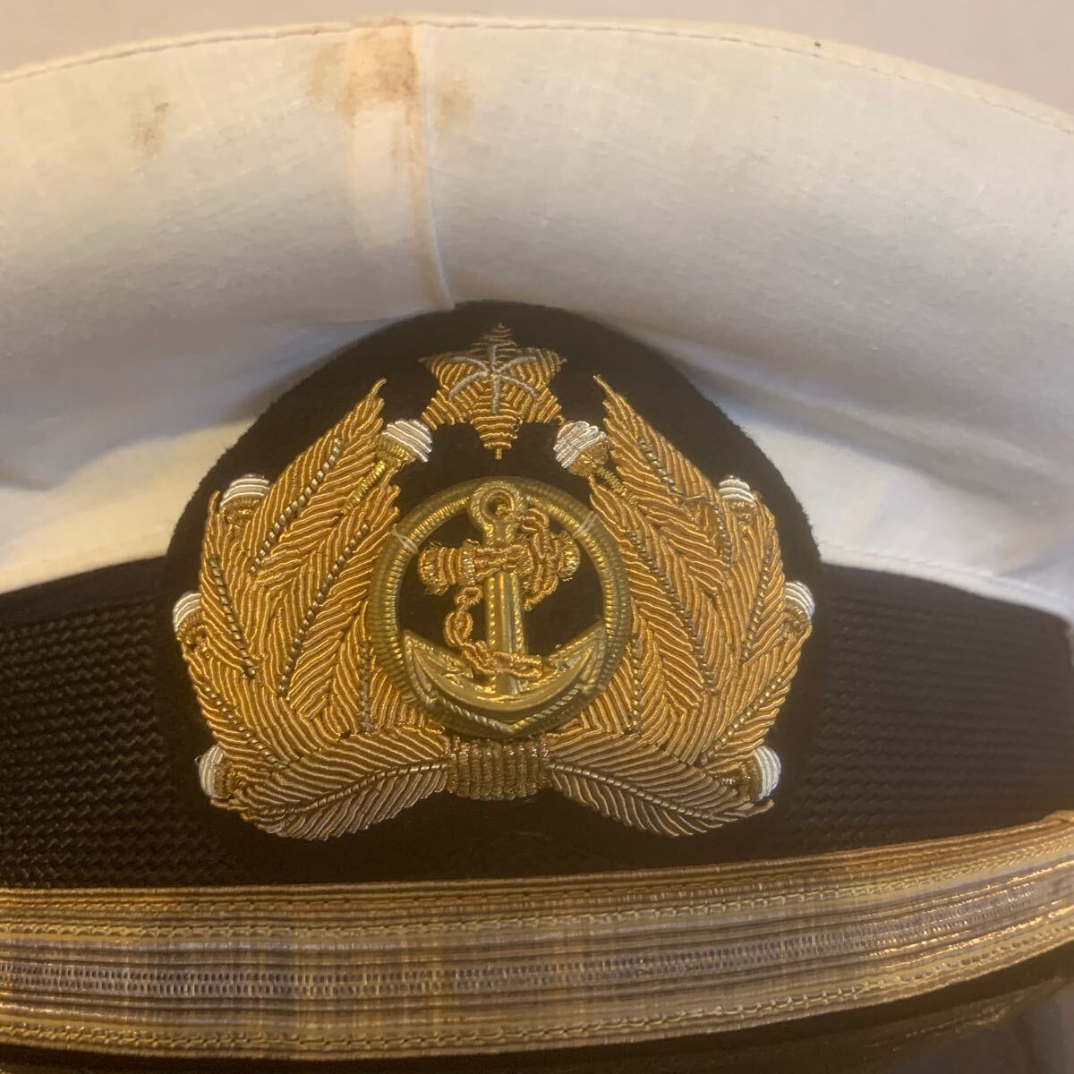 海上自衛隊 制帽 帽子 日本海軍 昭和の画像7