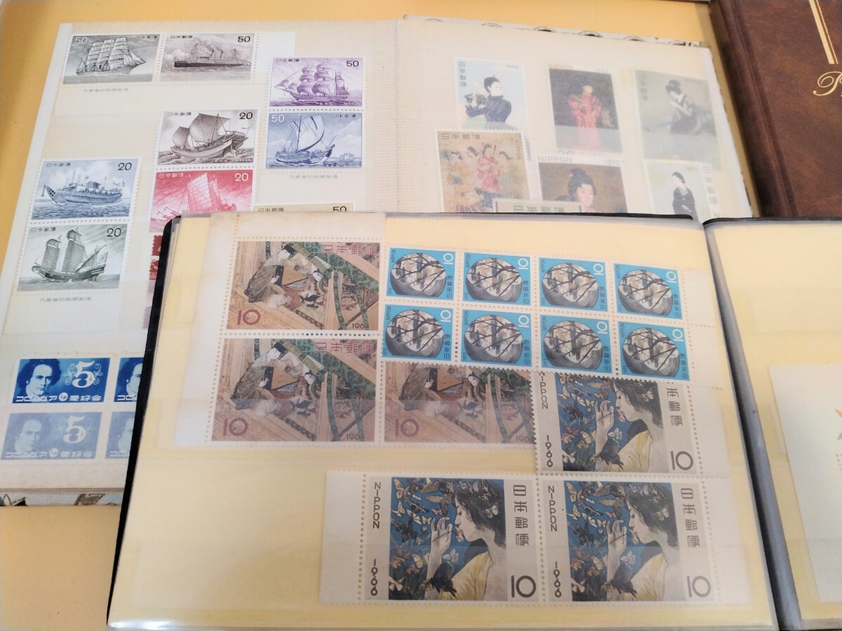 切手ブック22冊 まとめ売り 日本 海外 日本の未使用切手のみ少なく見積もっても額面約25000円以上 希少品 珍品 保管品の画像10