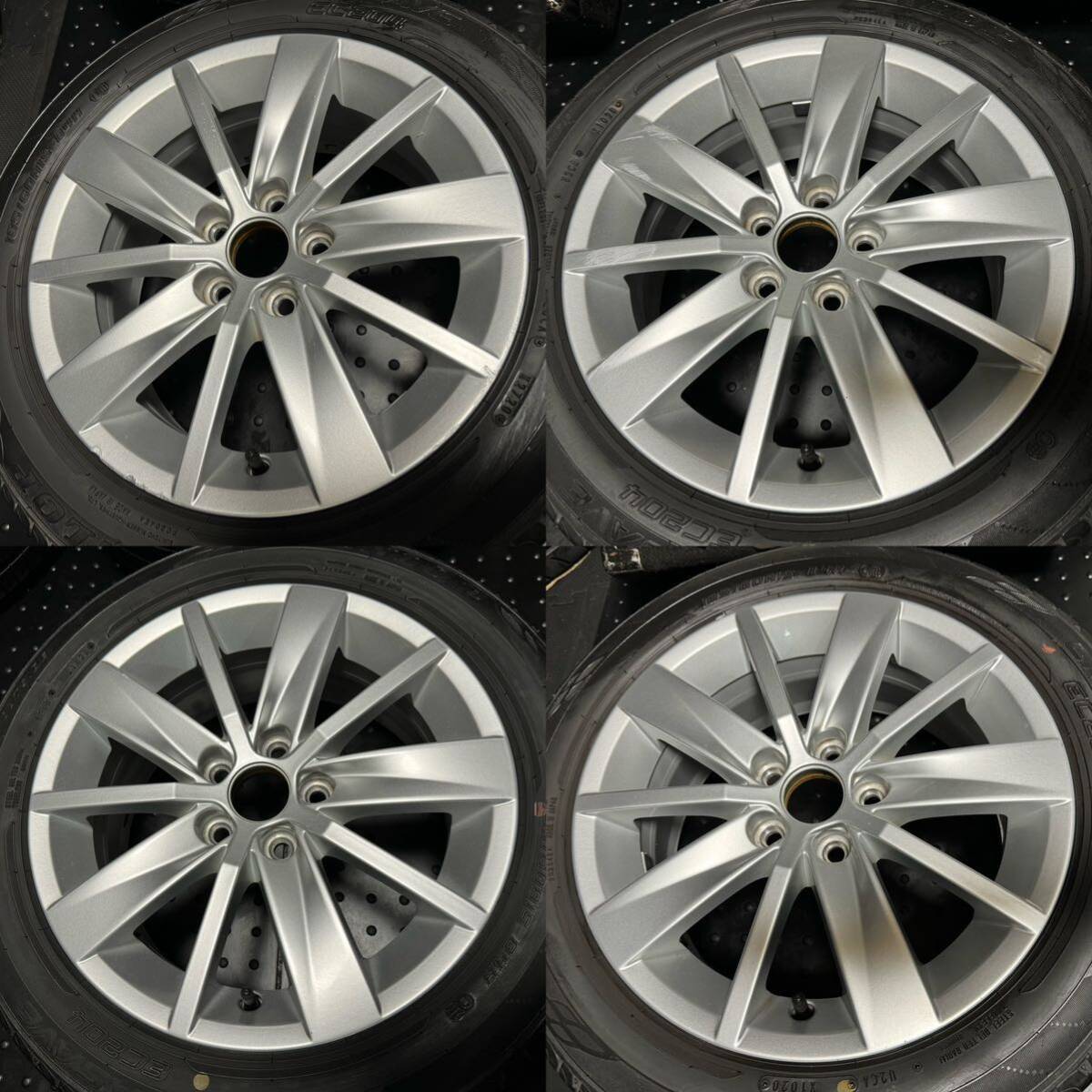 VW ポロ 純正 15インチ 6J＋40 PCD100 5穴 DUNLOP ENASAVE EC204 185/60R15 2020年製_画像3