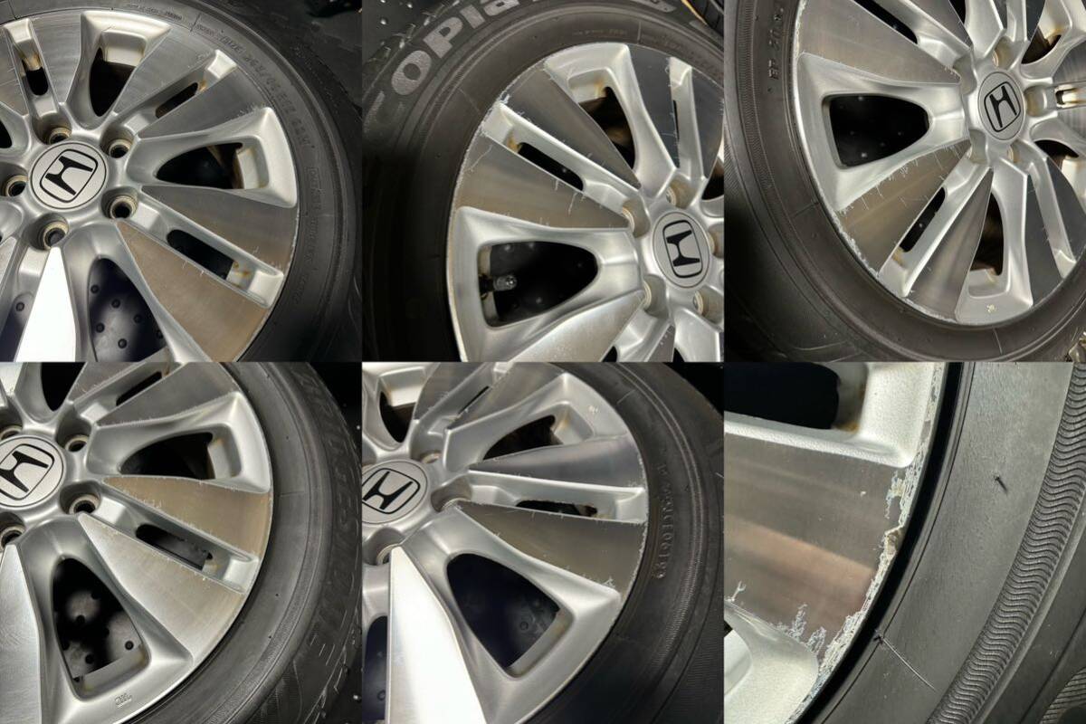 ホンダ ステップワゴン RK 純正 16インチ 6J＋50 PCD114.3 5穴 BRIDGESTONE ECOPIa 205/60R16 2019年製の画像7