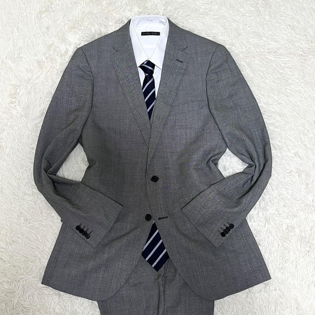 1 иен [ не использовался класс ]g rosso GROSSO COLLECTION костюм выставить жакет брюки лучший шерсть 3 деталь камуфляж 2bo tang re-2XL 3L