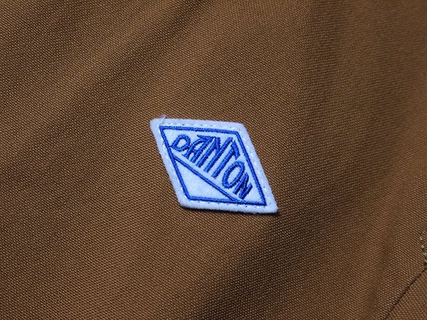 DANTON ダントン カバーオールジャケット 正規品 コットン キャンバス ダックジャケット コート ワッペンロゴ サイズ42の画像5