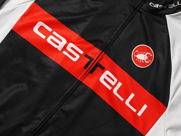 CASTELLI カステリ フルジップ サイクルジャージ サイクリングジャージ 長袖 サイクルトップ サイクルウェア ロードバイクの画像5