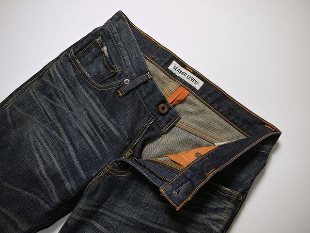 Levi's リーバイス 507 デニムパンツ 正規品 CLASSIC Levi's ユーズド加工 ブーツカットジーンズ W29 OL507-0011 の画像5