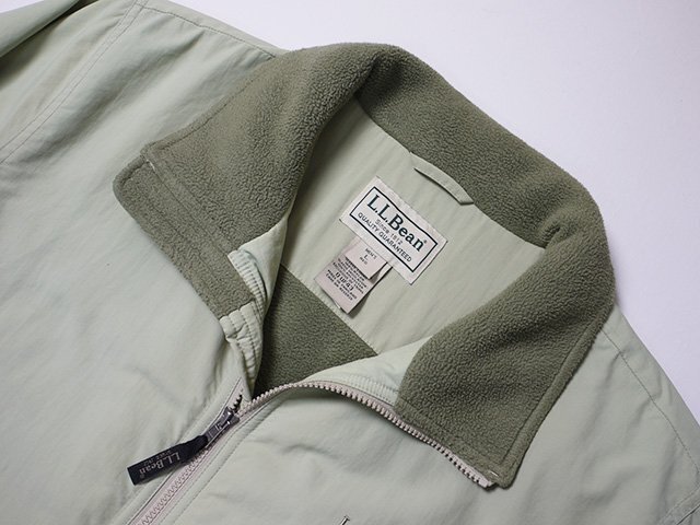 L.L.Bean エルエルビーン ナイロンフリースジャケット 正規品 Lサイズ WARM UP JACKET ウォームアップジャケット 0 UF43 の画像4