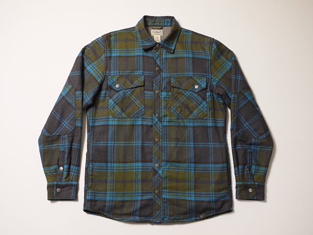 L.L.Bean　エルエルビーン　裏サーマル　ネルシャツジャケット　正規品　505629　Sサイズ　Overland Performance Flannel Shirt_画像1